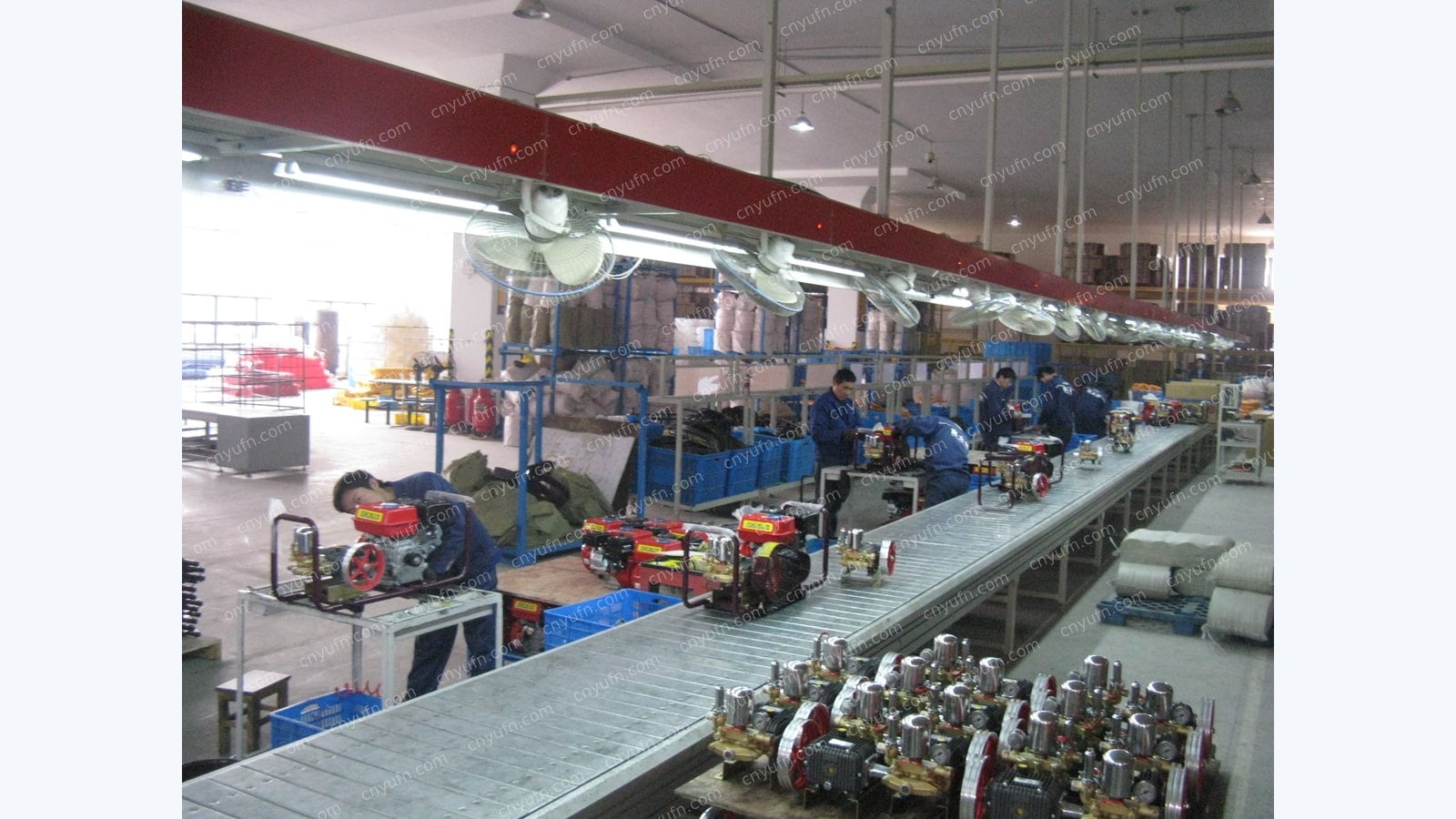 cleaning machine production line