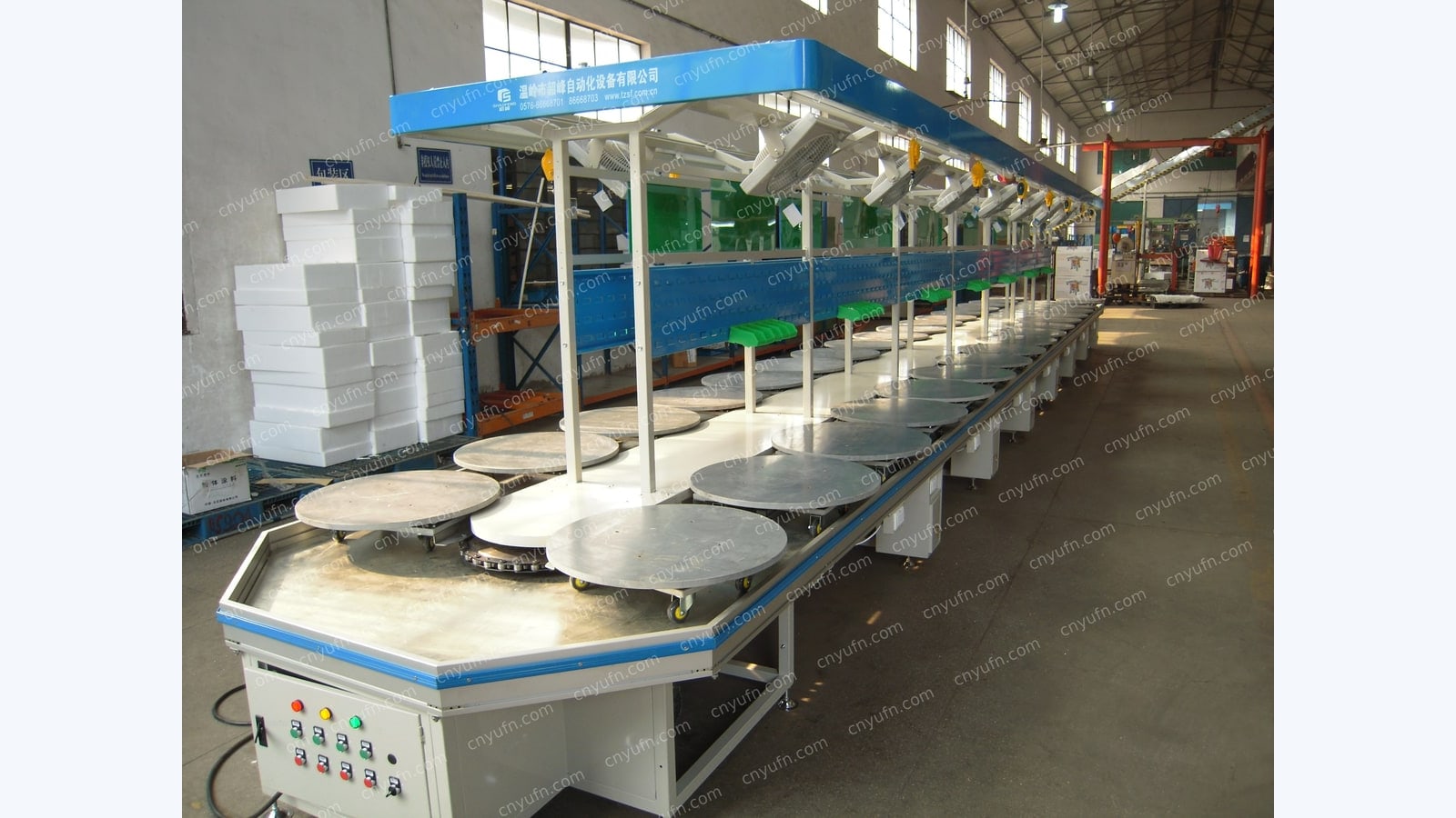 Woodworking Machine and Aluminum Cutting Machine Assembly Line