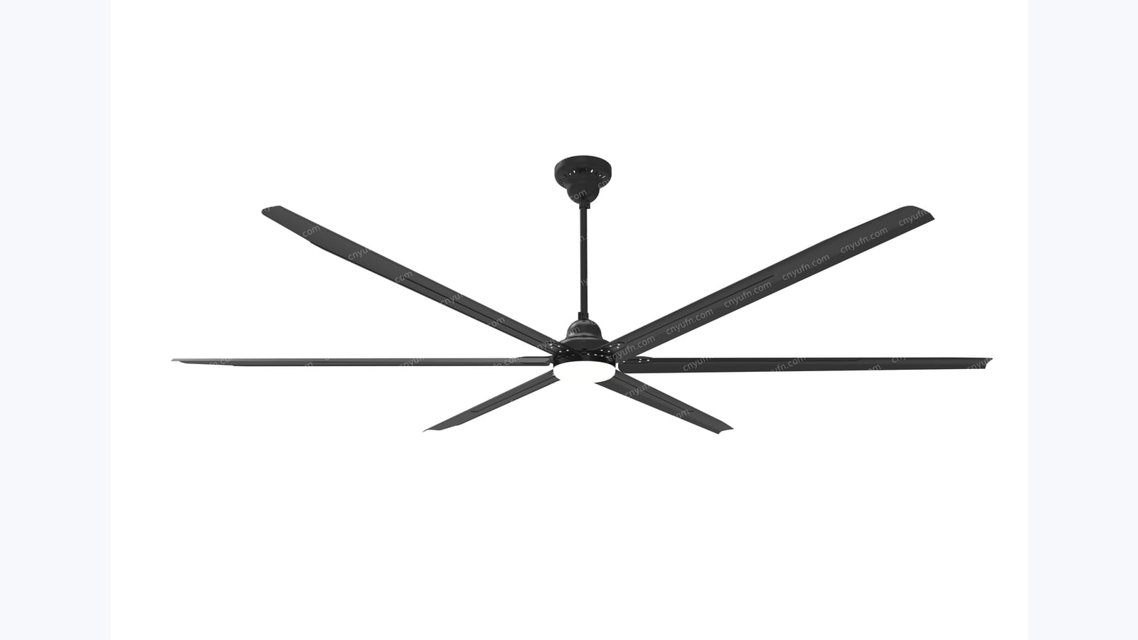 black long blade industrial ceiling fan