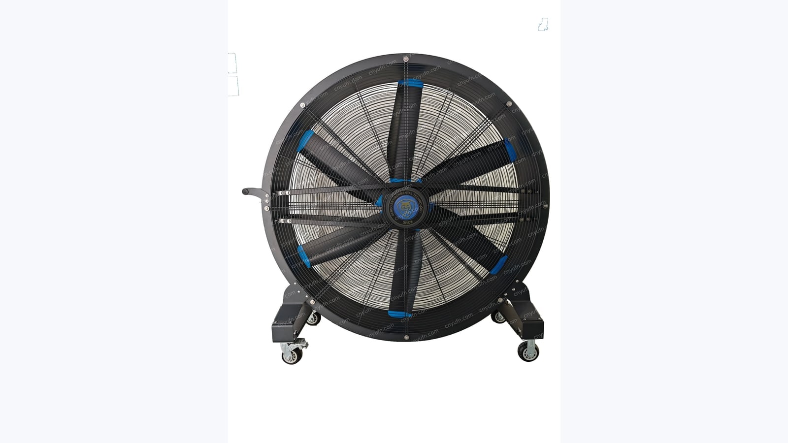 industrial mobile fan with caster wheels