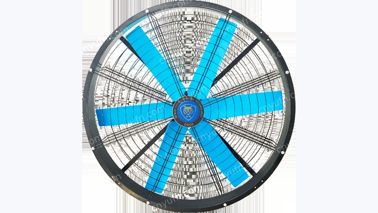 blue blade large diameter industrial axial fan
