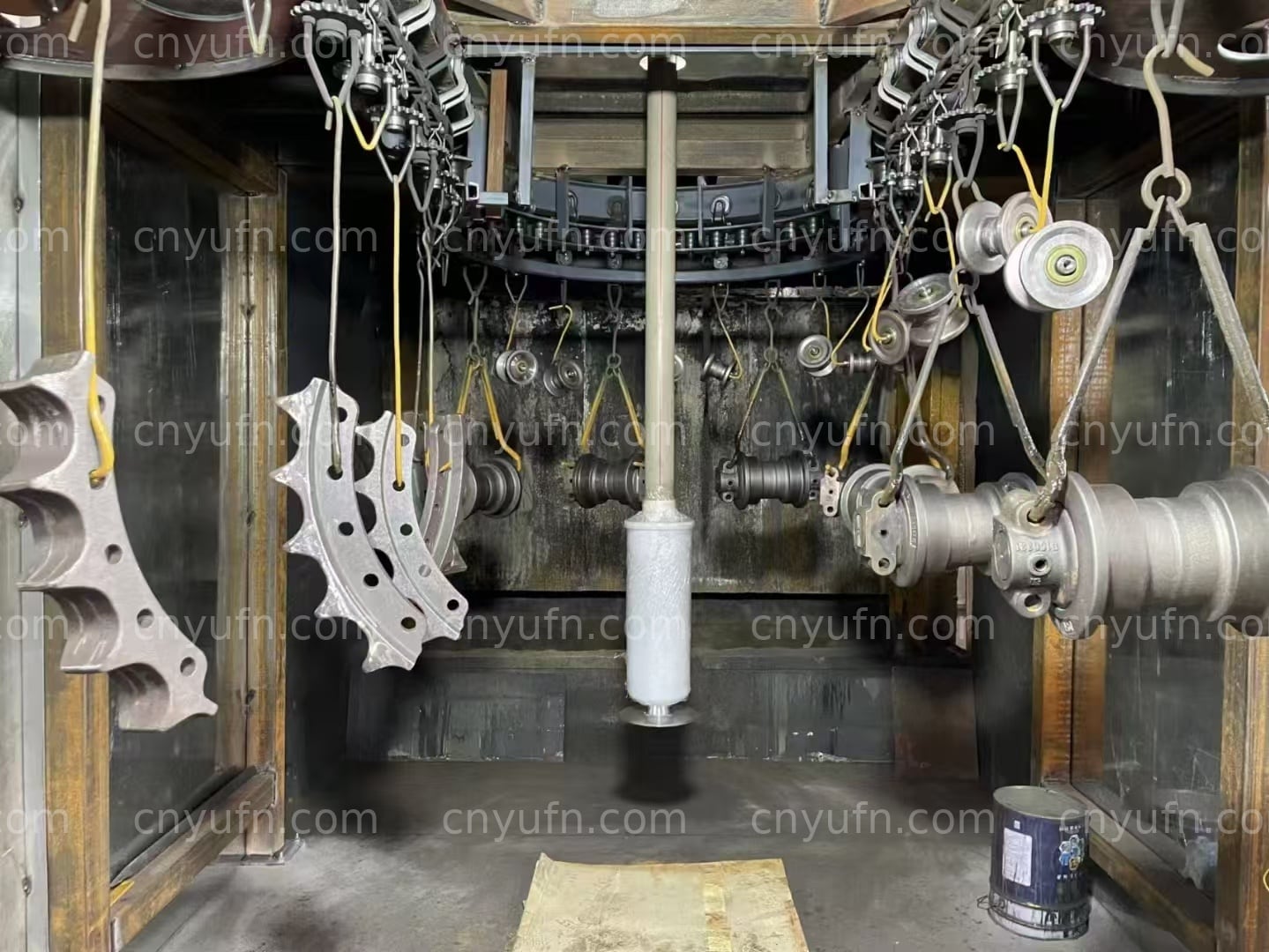 brake pad automatic painting station