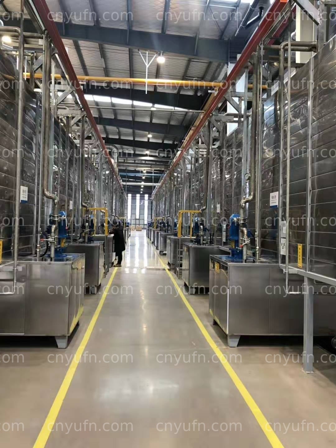 surface pretreatment line