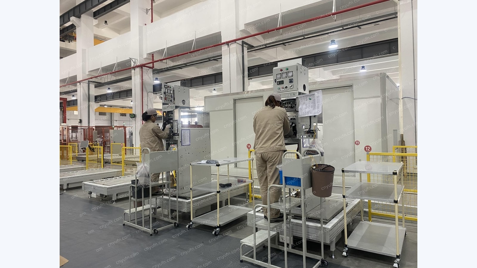 high and low voltage switchgear production line